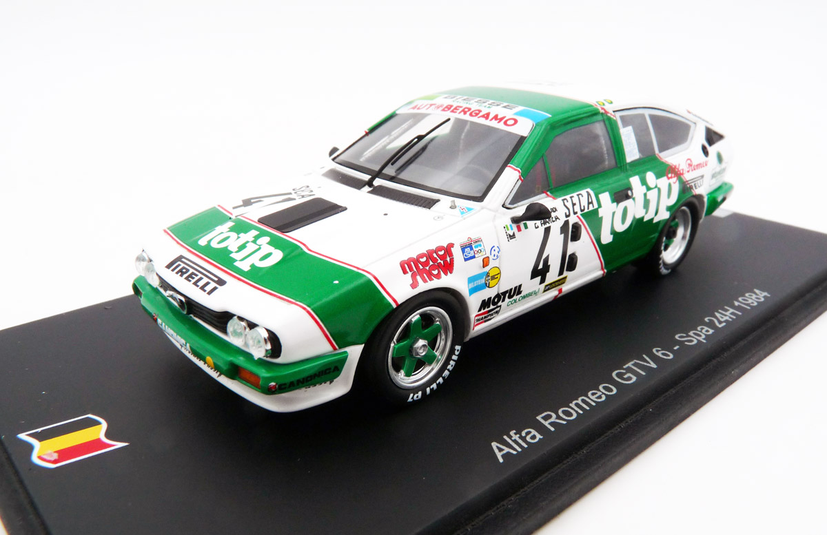 spark-SB424-1-Alfa-Romeo-GTV-6-24h-Spa-1984-Lombardi-Francia-Tango-Tanghetti-totip