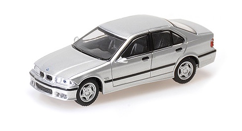 minichamps-870020302-BMW-M3-E36-Limousine-silber-metallic-Reihensechszylinder