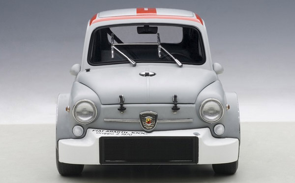 autoart-72641-2-Fiat-Abarth-1000-TCR-grau-rot-Radiale-Querstromkopf