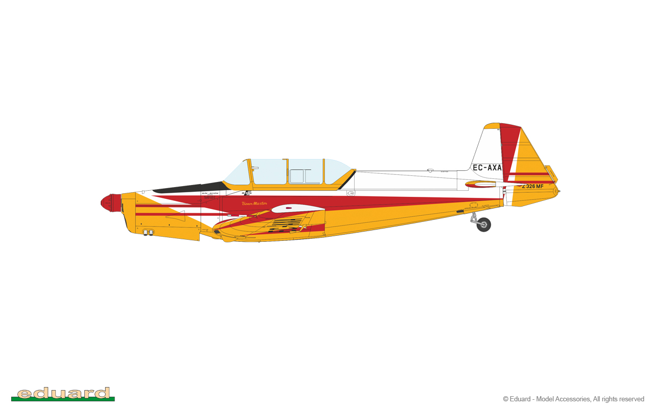 eduard-11167-6-Zlín-Z-326-Trenér-Master-Akrobatic-Kunstflugzeug-Trainer-Schulflugzeug-Tiefdecker-Sportflzeug-limited-edtion-dual-combo