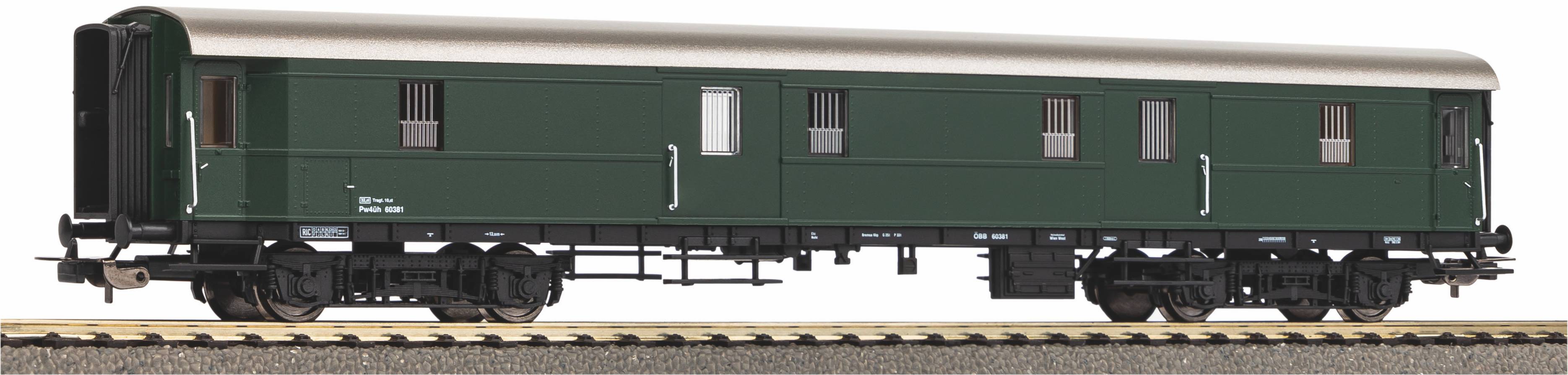 Piko-53199-Gepäckwagen-Ds-Pw4üh-ÖBB-Epoche-III-Wagennummer-60381