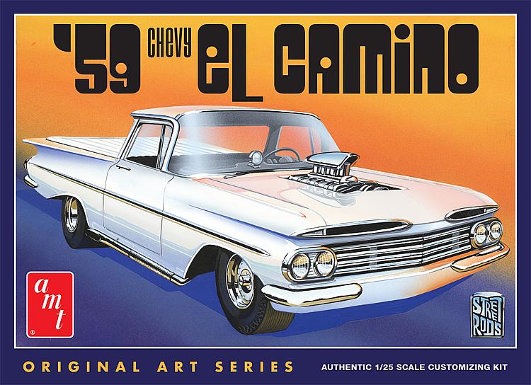 amt-1058-Chevy-El-Camino-1959-Street-Rod-customizing-kit