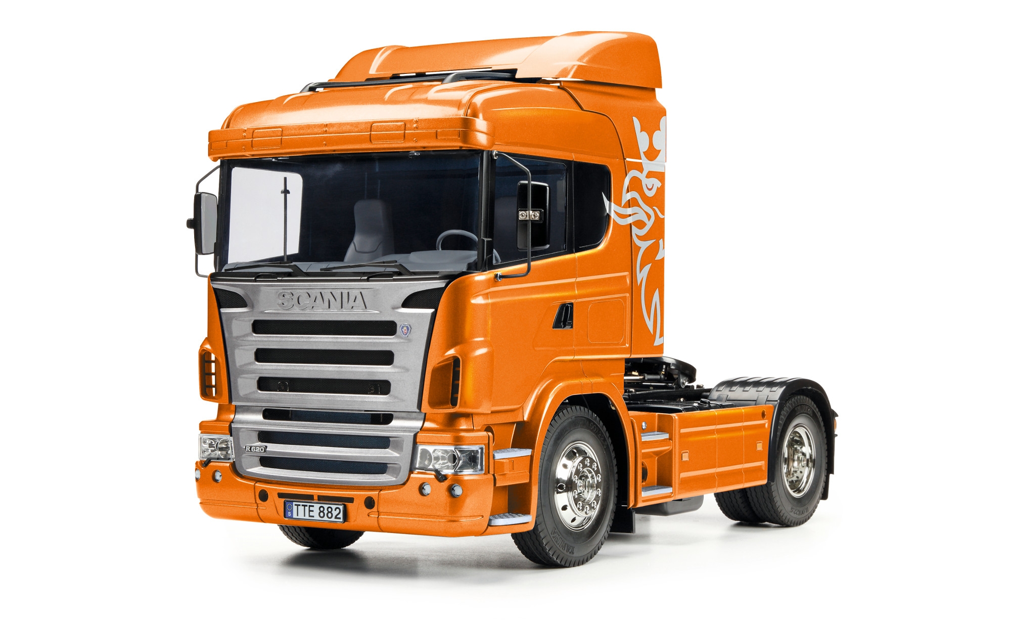 tamiya56338-1-Scania-R470-Highline-orange-ferngesteuerter-Truck