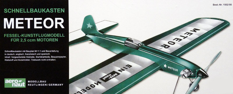 aero-naut-1502-00-1-Meteor-Fessel-Kunstflugmodell-Schnellbaukasten-für-2-5-ccm-Dieselmotoren aero-naut-1502-00-1-Meteor-Fessel-Kunstflugmodell-Schnellbaukasten-für-2-5-ccm-Dieselmotoren