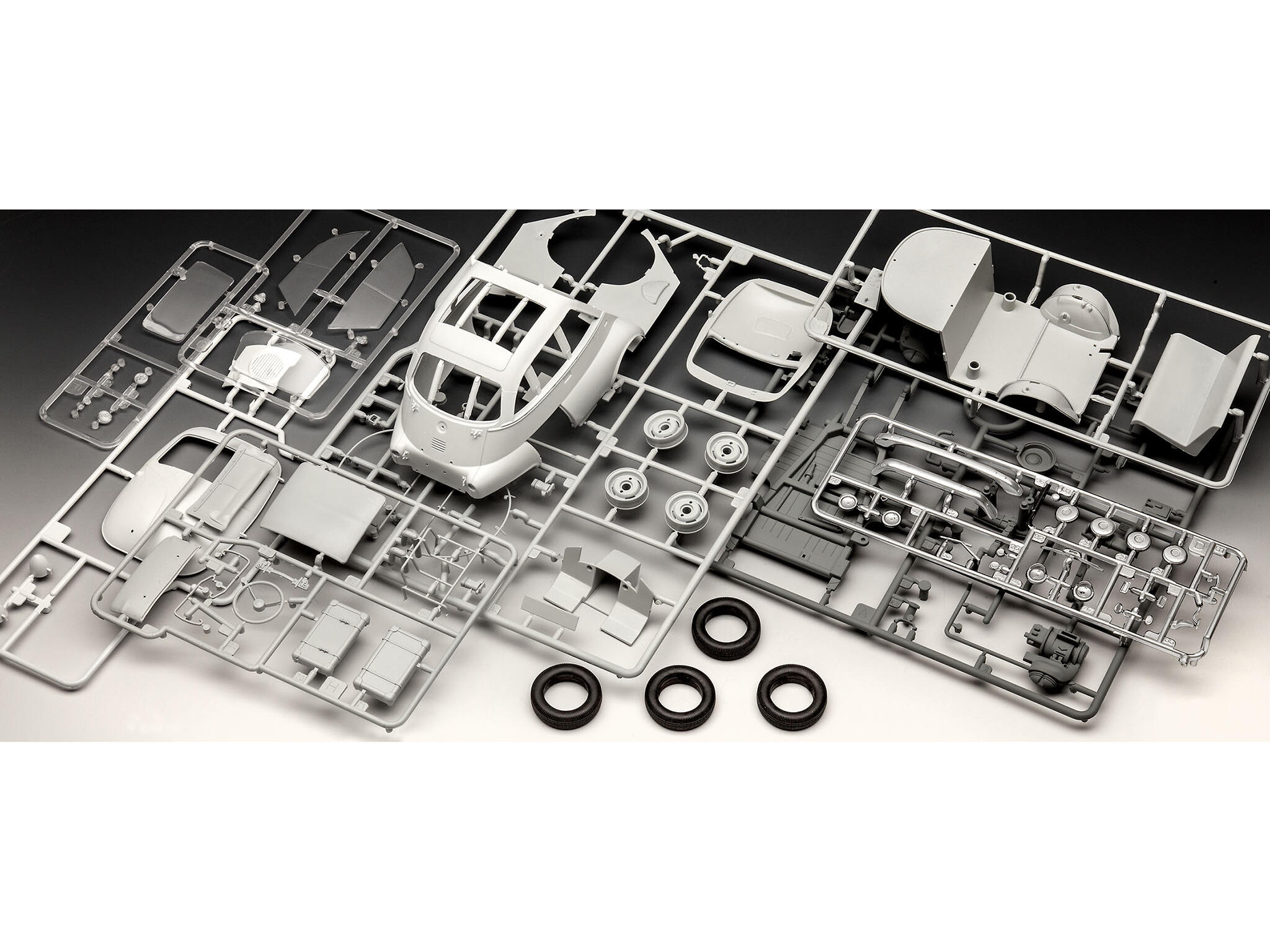 revell-07735-3-BMW-Isetta-70-Jahre-Jubiläum-mit-Buch-Sonderedition-Ersatzteile