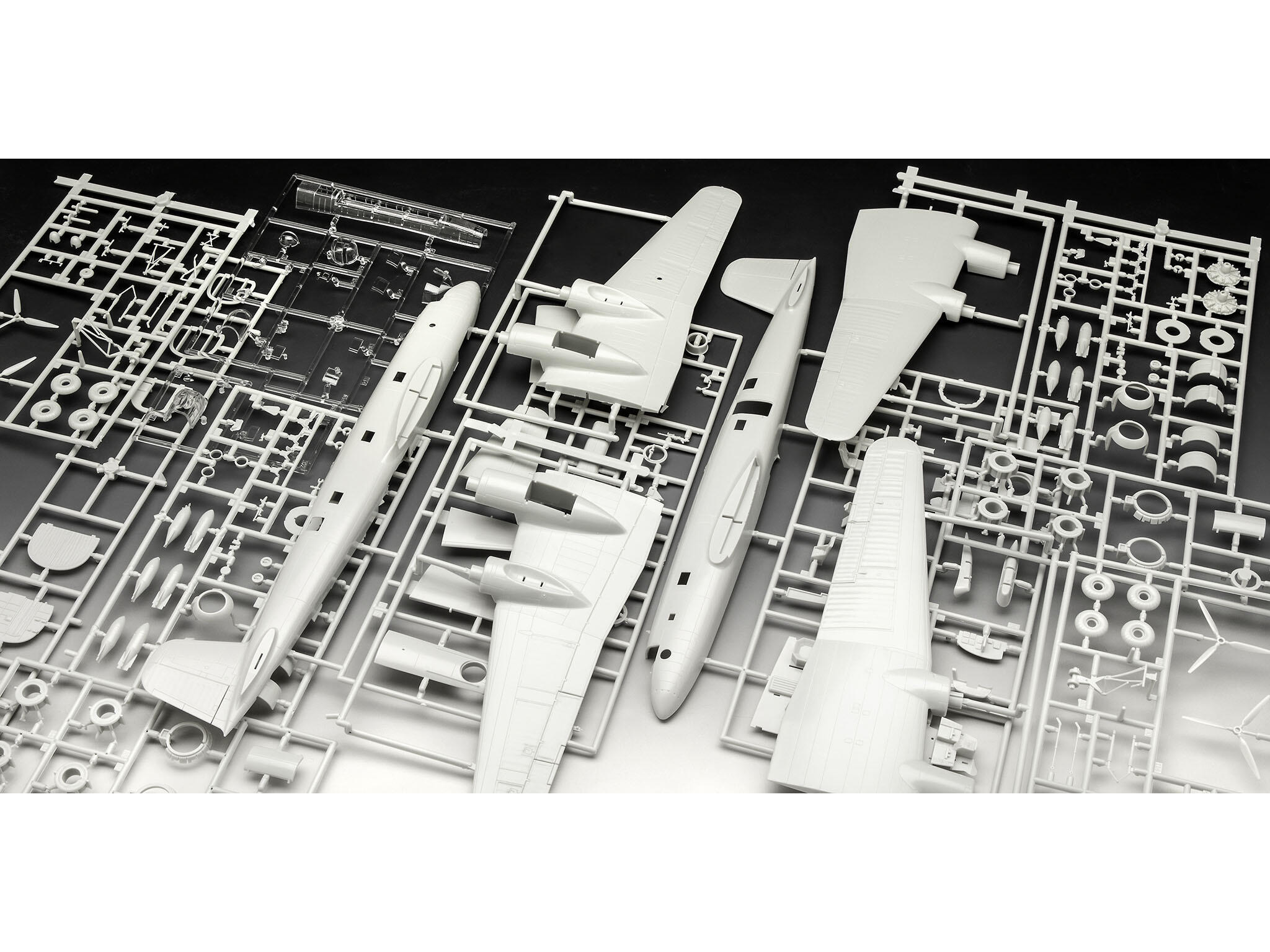 Revell-03777-6-Focke-Wulf-Fw-200-Condor-C-5-C-8-Bauteile