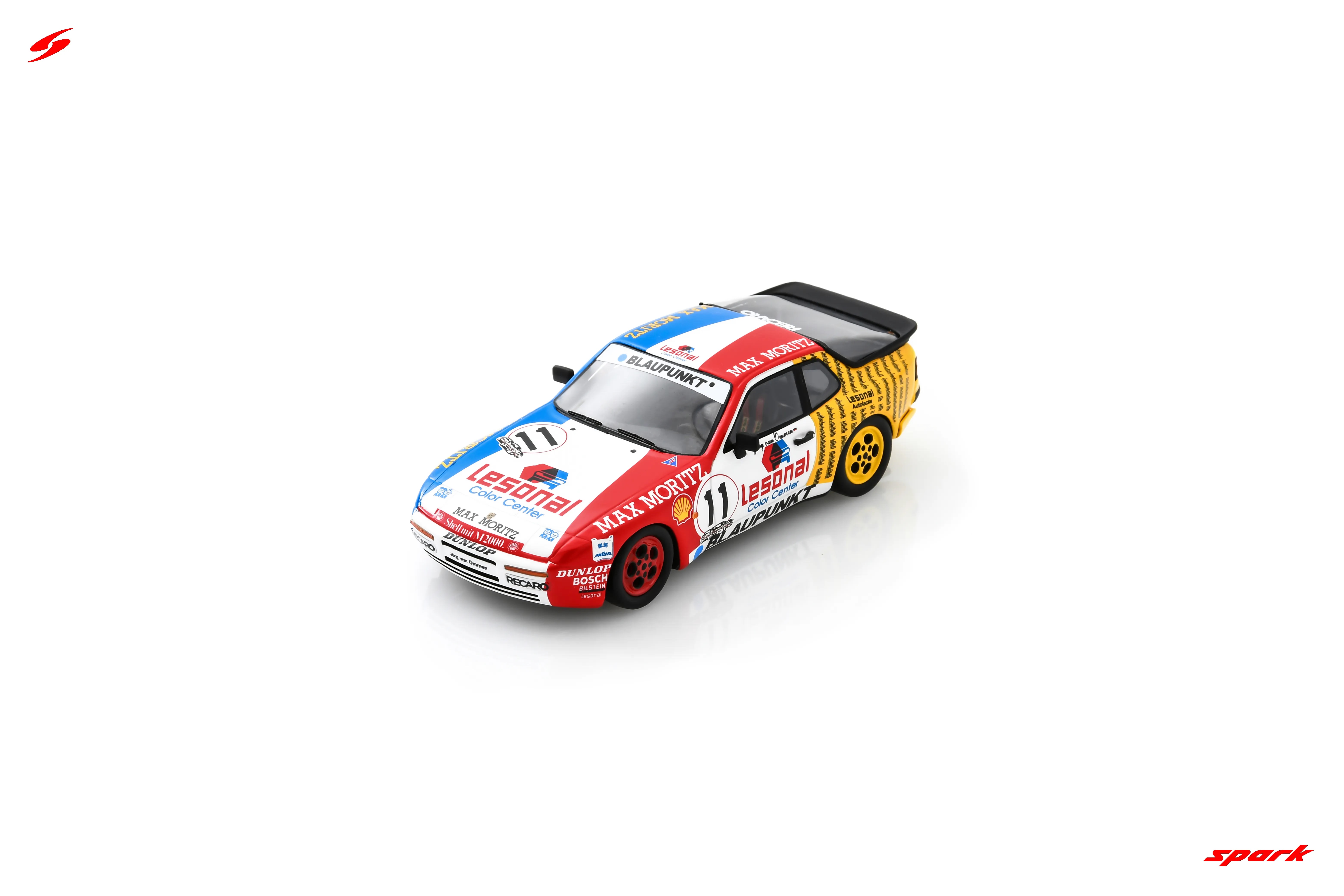 Spark-SG628-Porsche-944-Turbo-Cup-1988-Jörg-van-Ommen-Max-Moritz-Quadricolor-Startnummer-11