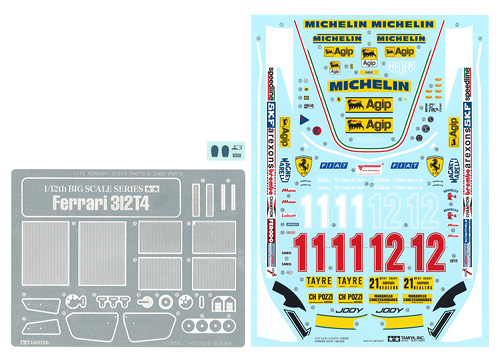 Tamiya Ferrari 312T4 1979 Champion Car (mit Photoätzteilen) #12035