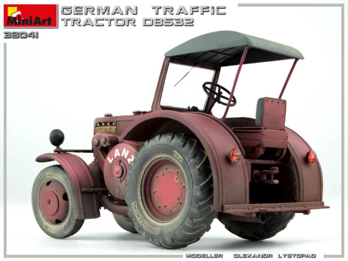 miniart-38041-3-Lanz-Verkehrs-Bulldog-D-8532-Straßenzugmaschine