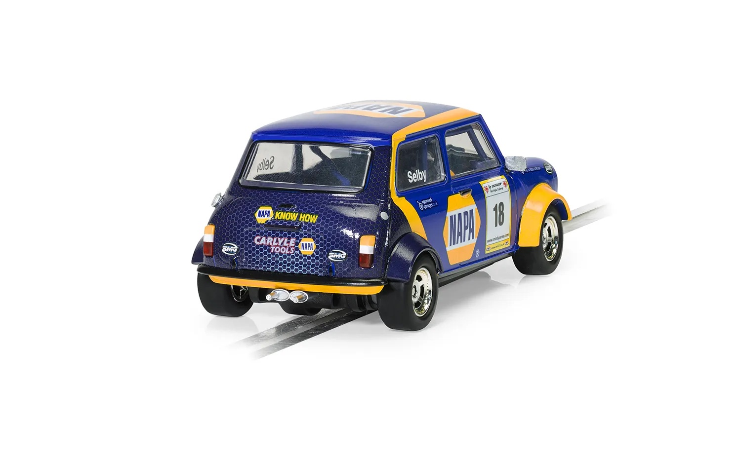 scalextric-C4414-2-Mini-Miglia-NAPA-Lewis-Selby-Rob-Racing-Engines