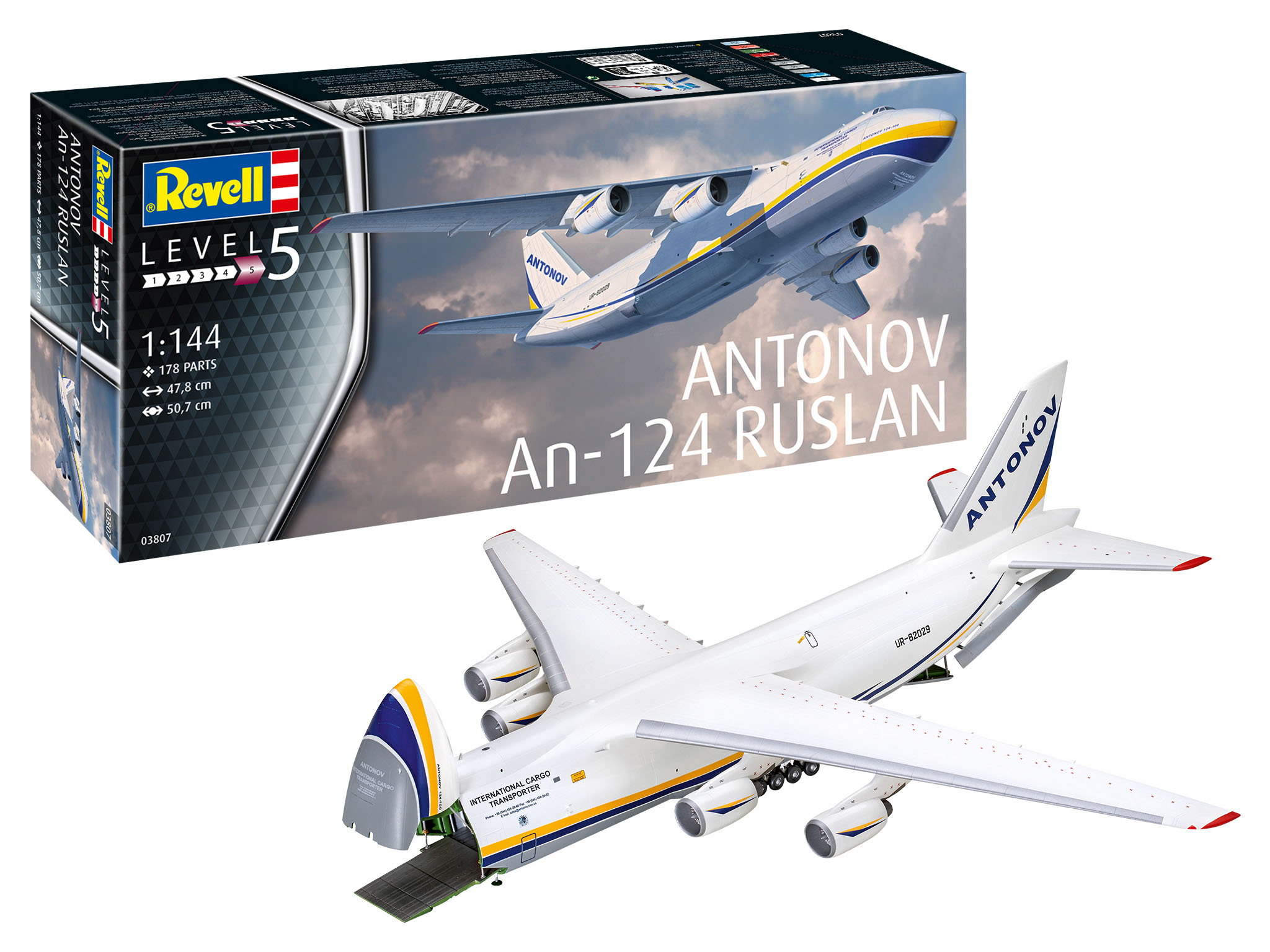 revell-03807-Antonov-An-124-Ruslan-Transportflugzeug-Frachter-Ukraine revell-03807-Antonov-An-124-Ruslan-Transportflugzeug-Frachter-Ukraine
