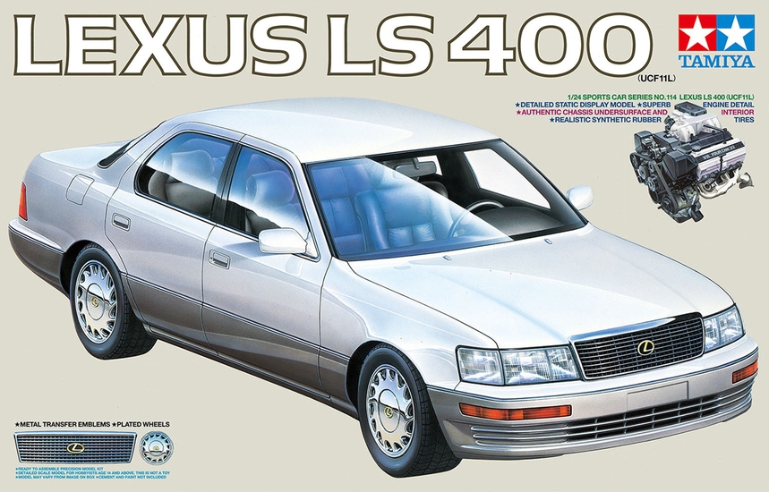 tamiya-24114-1-Lexus-LS-400-UCF11L-japanische-Luxuslimousine
