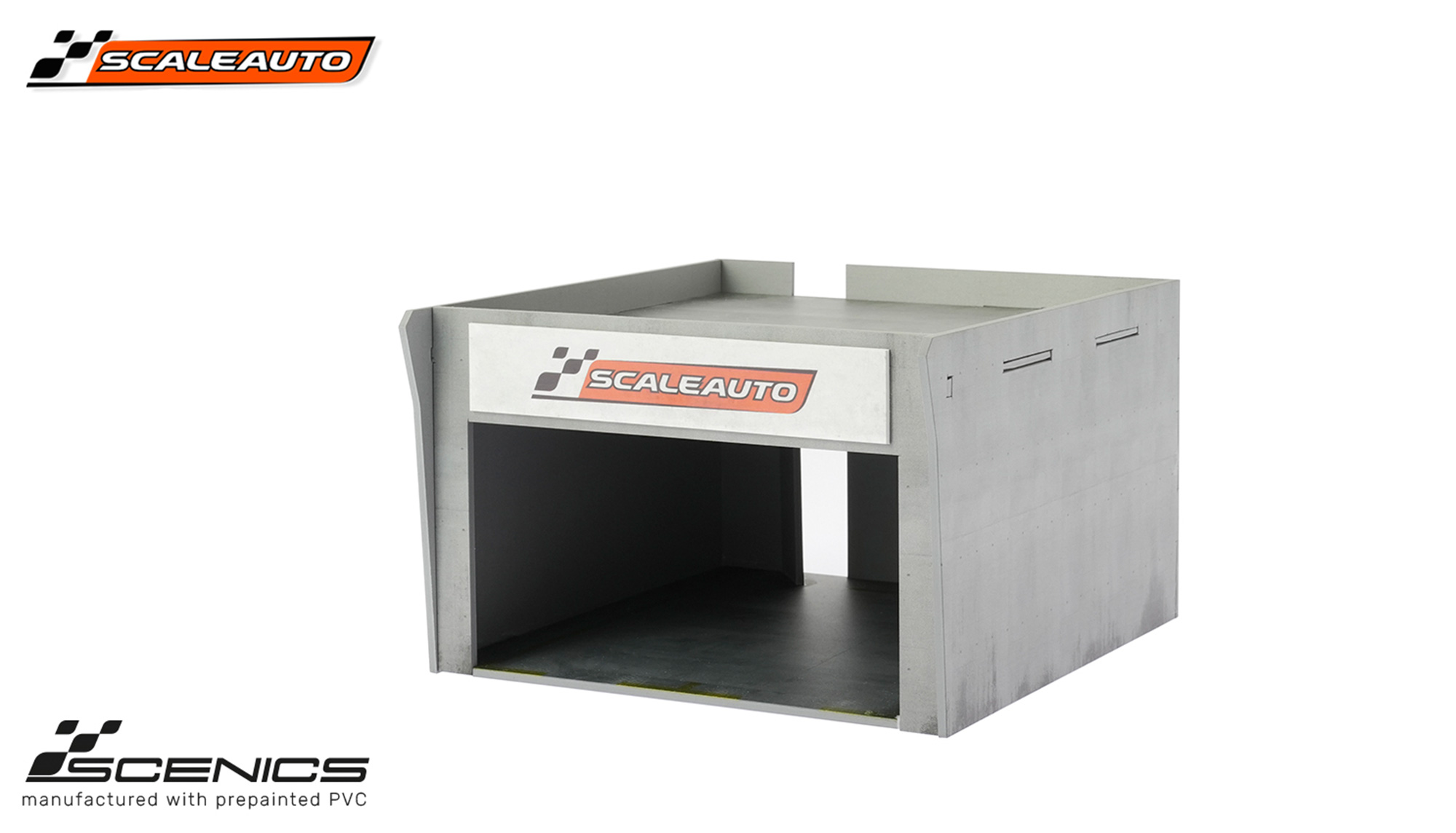scaleauto-SC-10210-Boxengebäude-Pitbox-Autorennbahn-1-32-Maßstab-Garage scaleauto-SC-10210-Boxengebäude-Pitbox-Autorennbahn-1-32-Maßstab-Garage
