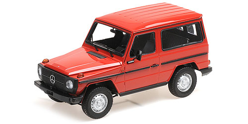 minichamps-15503802-1-Mercedes-Benz-G-Modell-W460-SWB-kurzer-Radstand-1980-rot