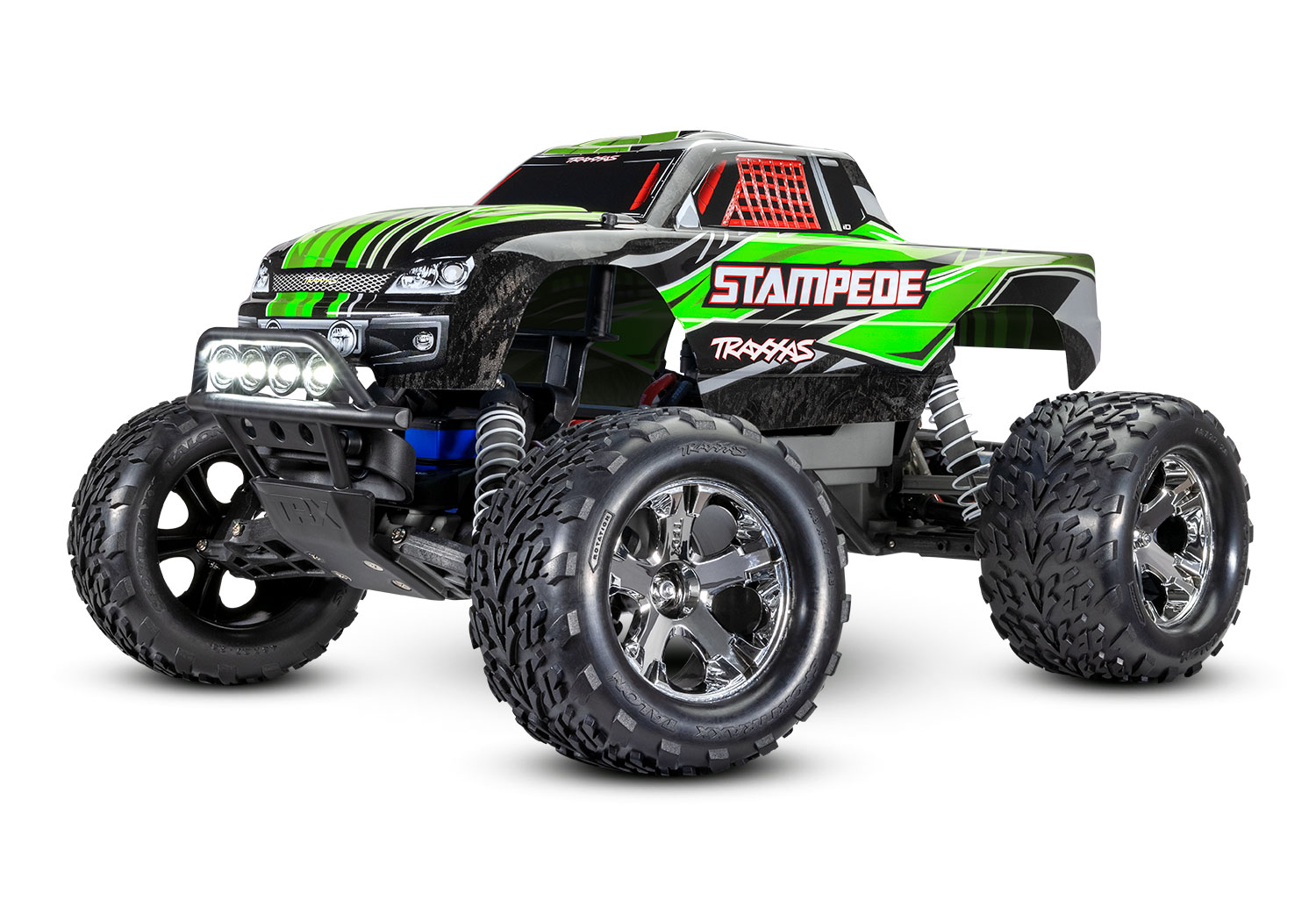 traxxas-36054-61-GRN-1-Grüner-Stampede-RC-Auto-ferngesteuert