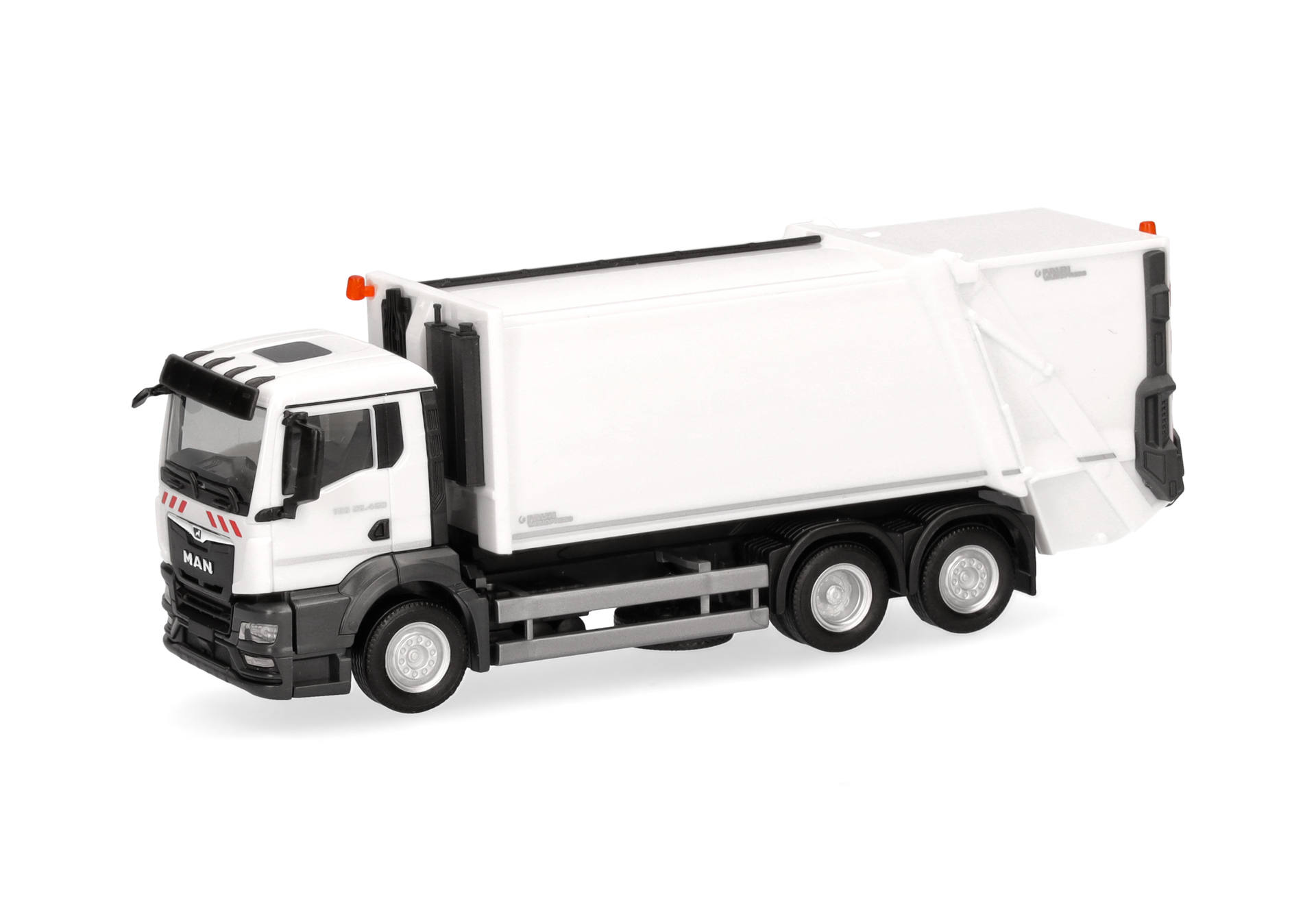 herpa-319010-1-MAN-TGS-NN-Pressmüllfahrzeug-FAUN-Variopress-weiß