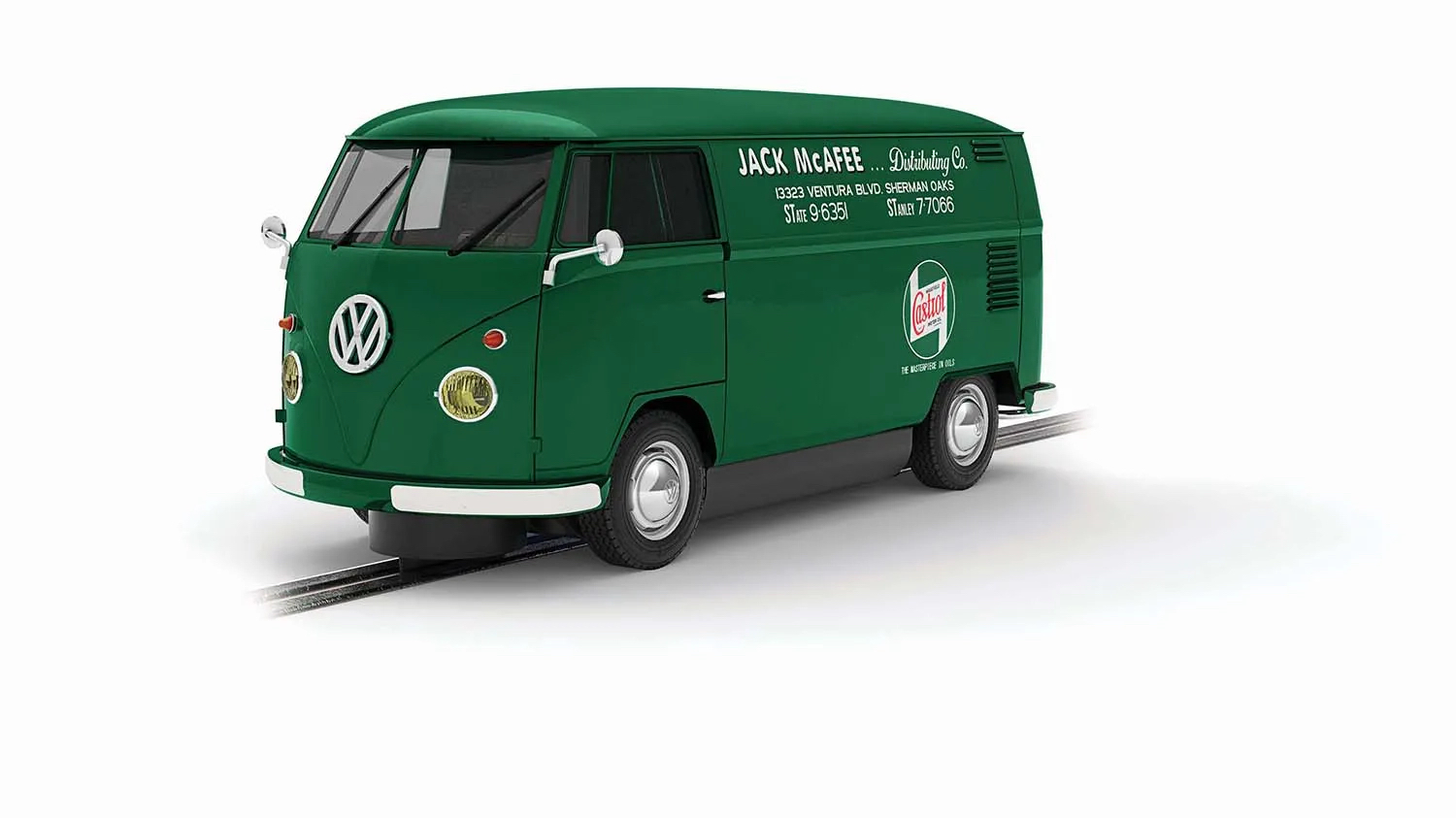 scalextric-C4303-VW-T1-Wakefield-Castrol-motor-oil-delivery-van