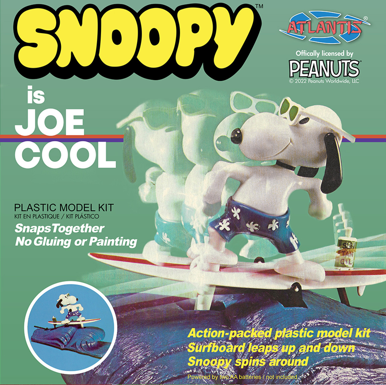 atlantis-M5702-1-Snoopy-is-Joe-Cool-surfing-around