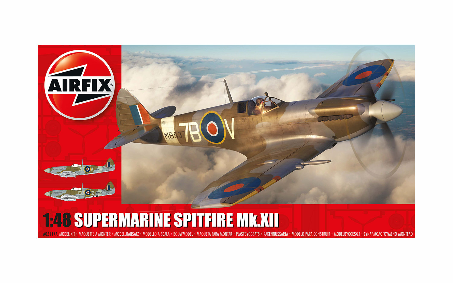 airfix-A05117A-Supermarine-Spitfire-Mk-XII-Aberporth-Wales-Sussex-Englang