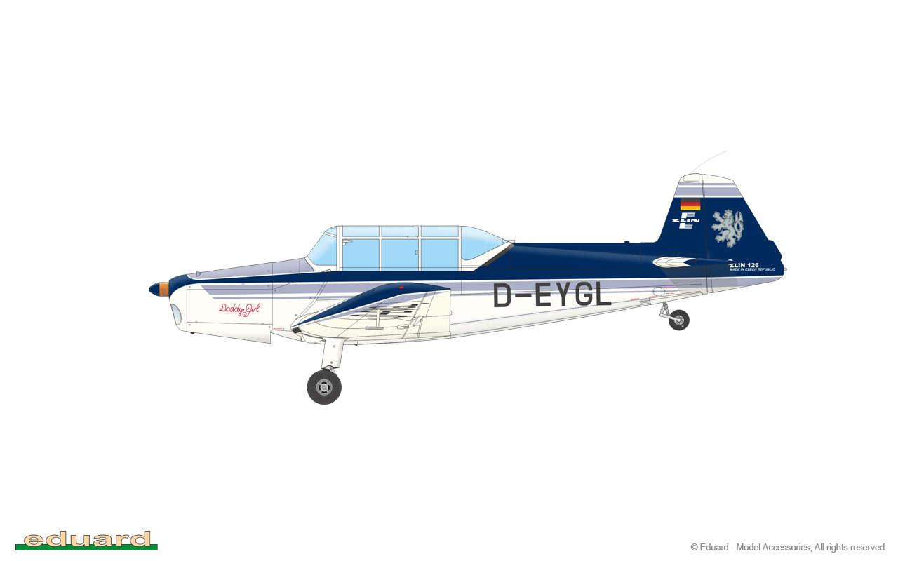 eduard-11156-5-Zlín-Z-126-Trenér-Akrobatic-Kunstflugzeug-Trainer-Schulflugzeug-Tiefdecker-Sportflzeug-limited-edtion-dual-combo