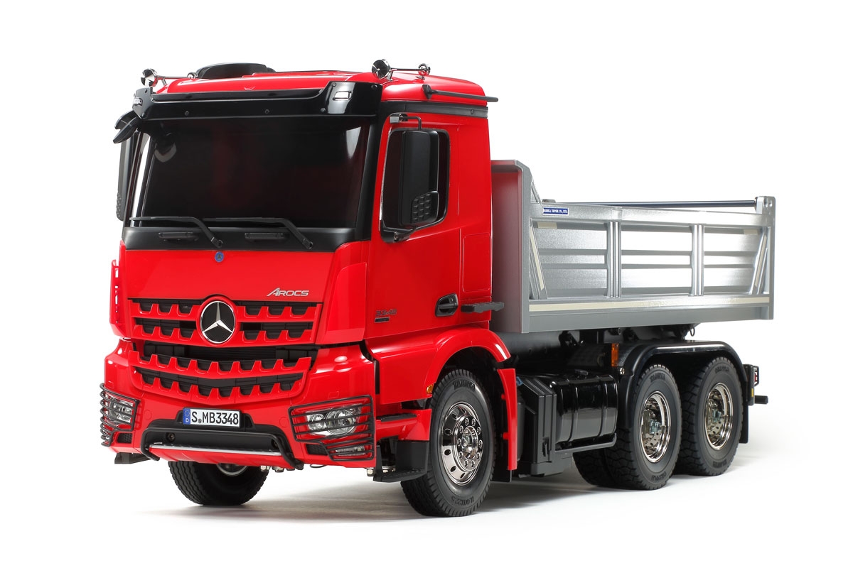 tamiya-56361-1-Mercedes-Benz-Arocs-3348-6x4-Tipper-Truck-Kipper-LKW-rot tamiya-56361-1-Mercedes-Benz-Arocs-3348-6x4-Tipper-Truck-Kipper-LKW-rot