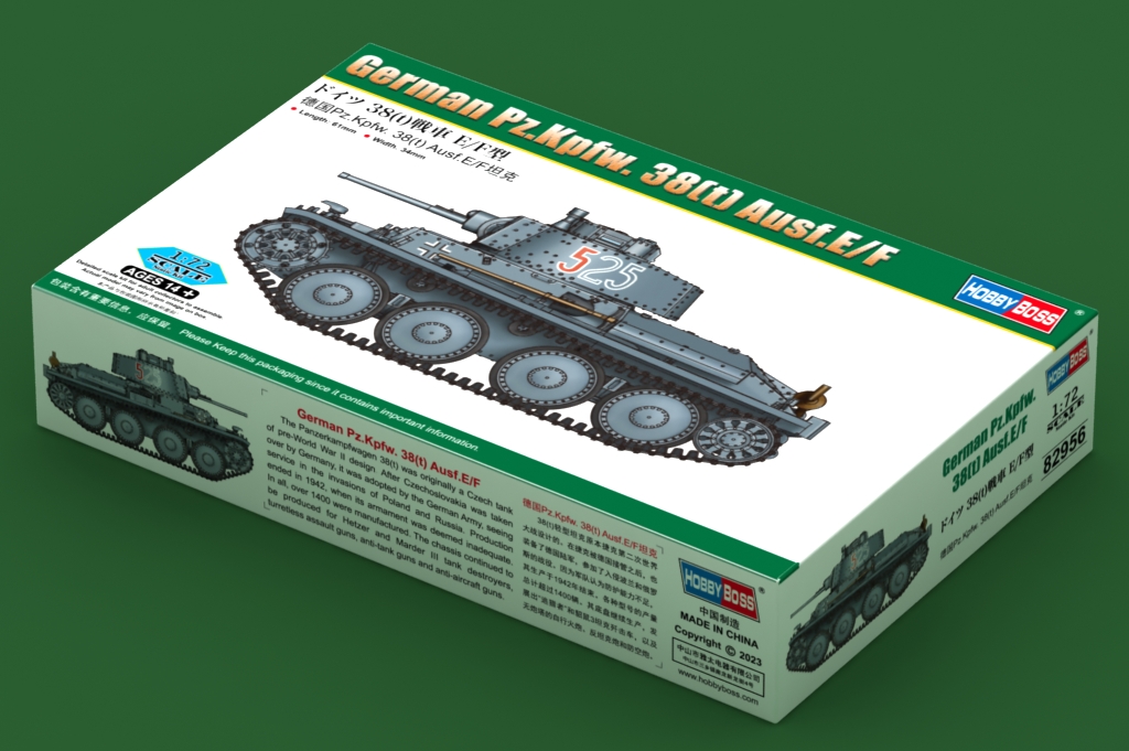 hobbyboss-82956-1-Deutscher-Panzerkampfwagen-38t-Ausf-E-F hobbyboss-82956-1-Deutscher-Panzerkampfwagen-38t-Ausf-E-F