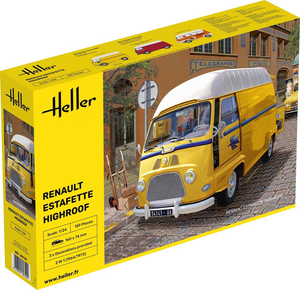 heller-80740-Renault-Estafette-Highroof-Hochdach-Frankreich-1964-1973