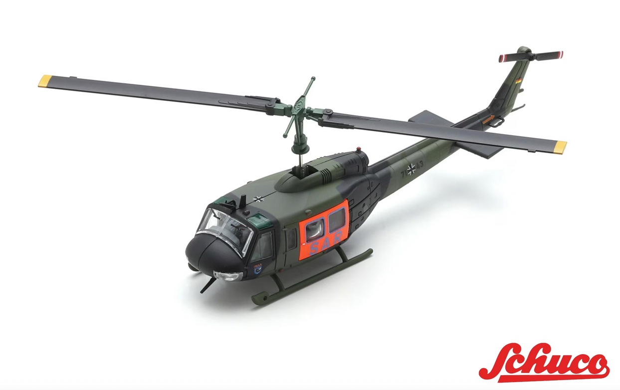 Schuco-452680800-1-Bell-UH-1D-SAR-Bundeswehr-71-43-vorne