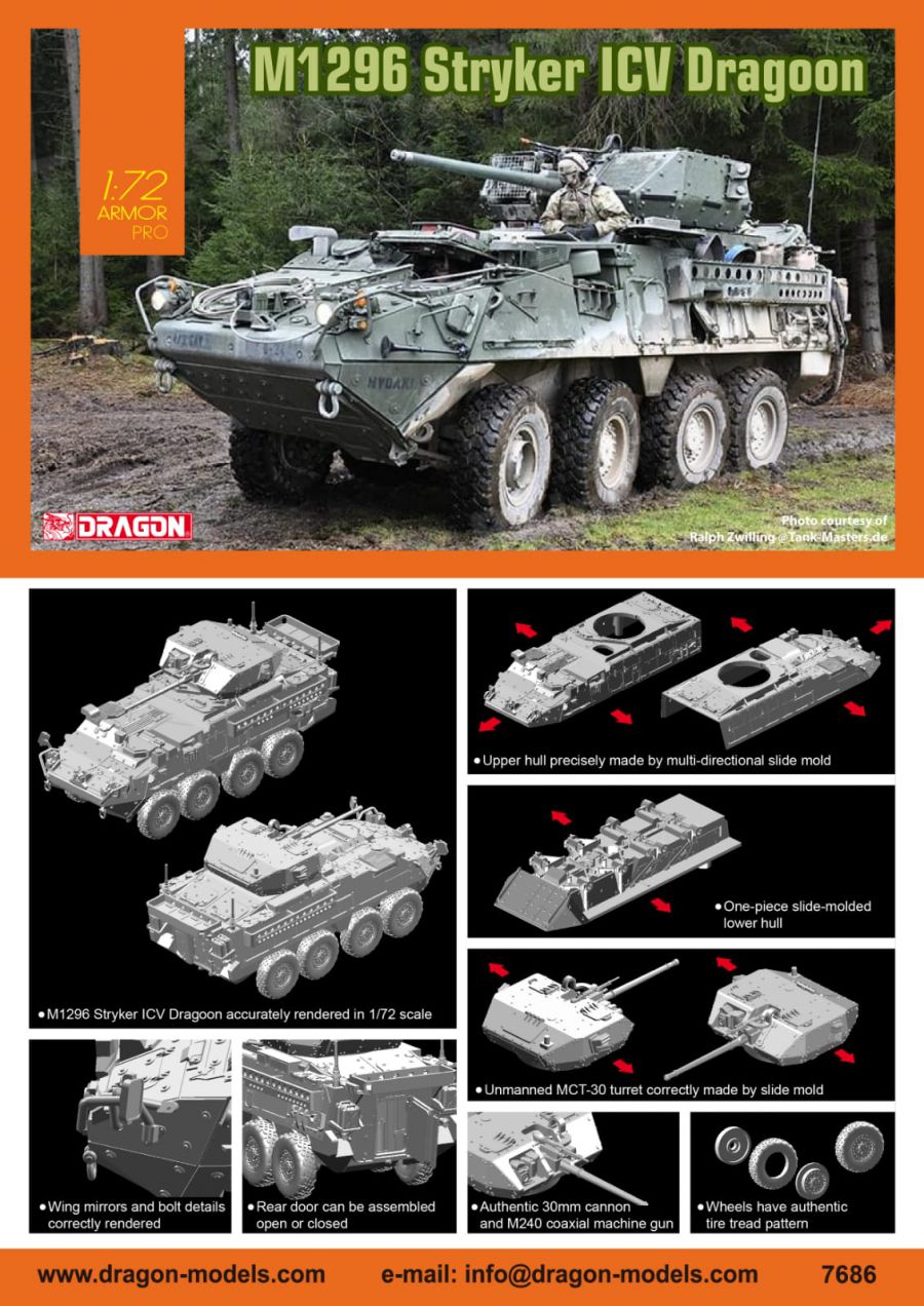 dragon-7686-M1296-Stryker-ICV-Dragoon-Radpanzer dragon-7686-M1296-Stryker-ICV-Dragoon-Radpanzer