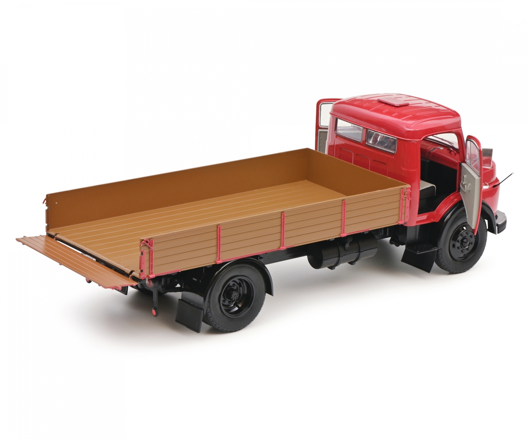 schuco-450016400-2-Mercedes-Benz-L911-Pritsche-Plane-LKW-rot-grau-Ladefläche schuco-450016400-2-Mercedes-Benz-L911-Pritsche-Plane-LKW-rot-grau-Ladefläche
