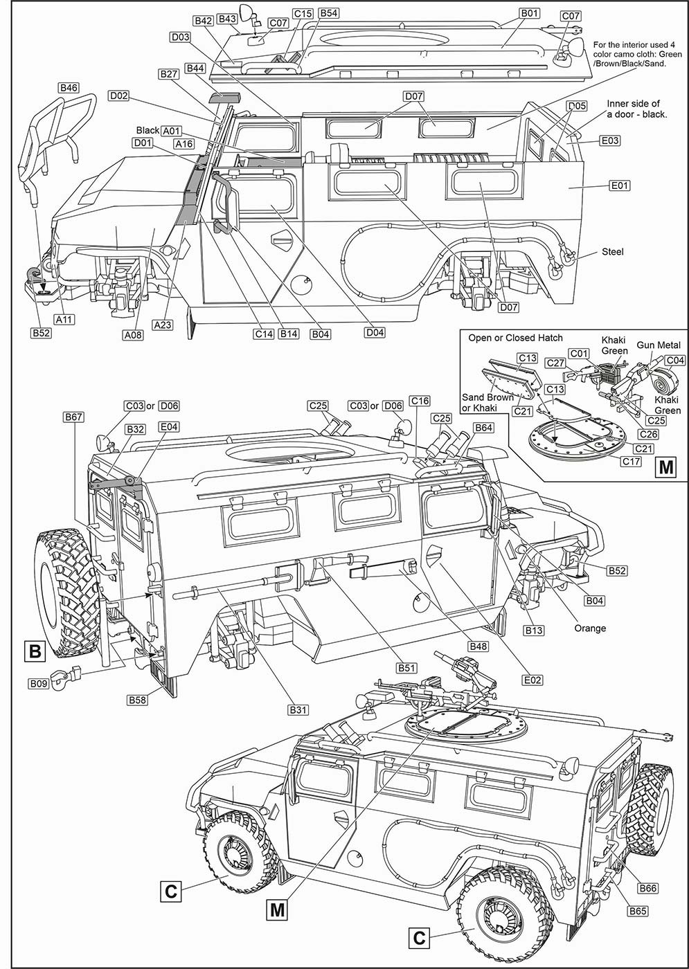 ace-model-72189-5-Tiger-M-SpN-Geländerwagen-Ukraine-Anleitung