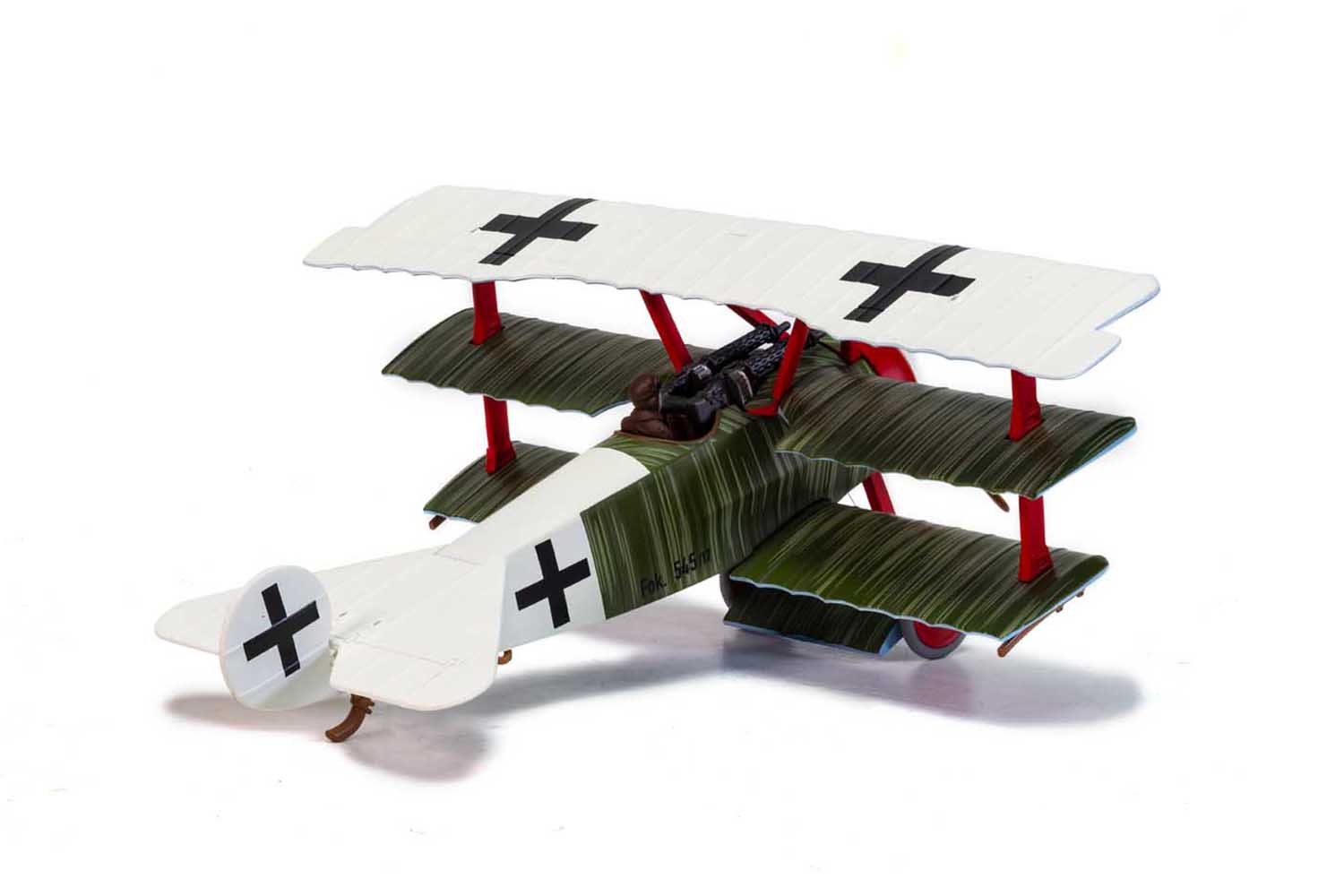 corgi-AA38312-5-Fokker-DR-I-Dreidecker-Ltn-Hans-Weiss-Jasta-11-Jagdgeschwader-1-April-1918-Frankreich