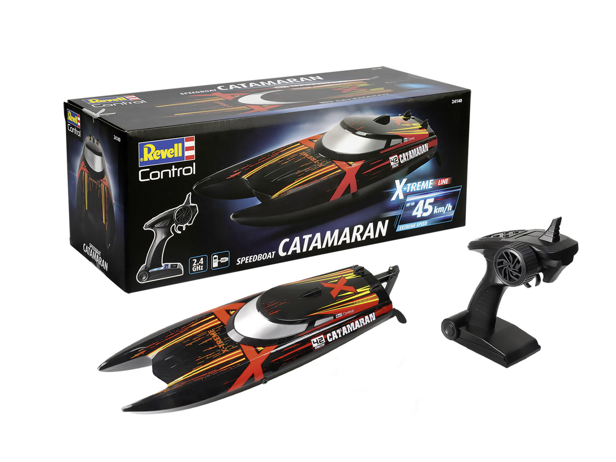 revell-24140-1-Speedboot-Katamaran-X-Treme-RC-Set revell-24140-1-Speedboot-Katamaran-X-Treme-RC-Set