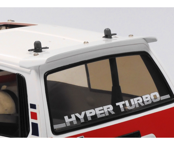 Tamiya-58611-5-Honda-City-Turbo-WR-02C-limitiertes-RC-Modell-Vintage-Retro-Heckscheibe