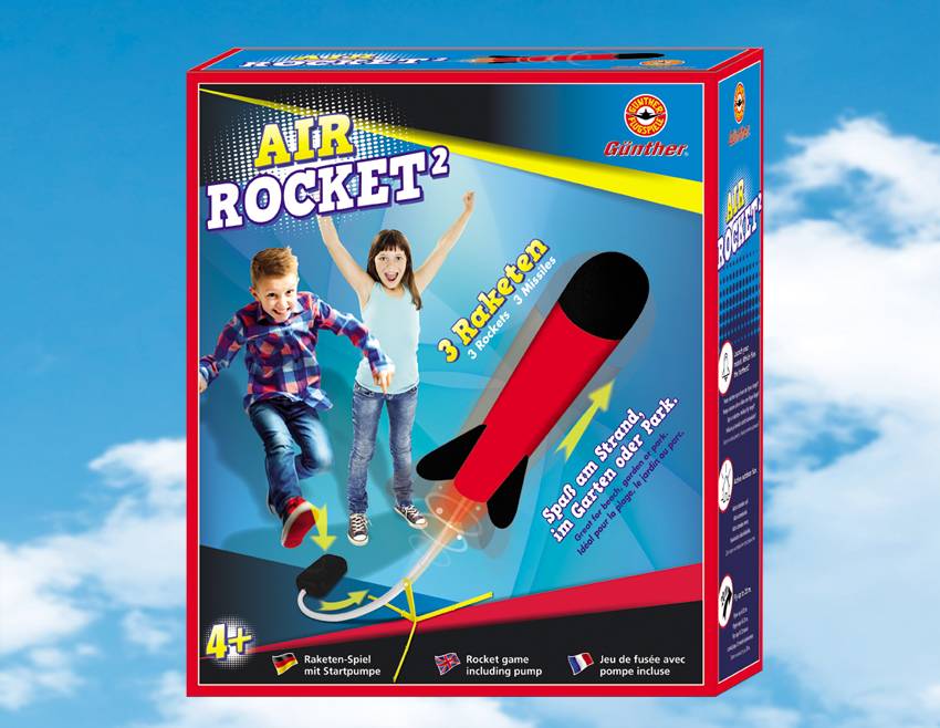 günther-flugspiele-1556-Air-Rocket-2-Modellraketen-Spiel-für-Kinder