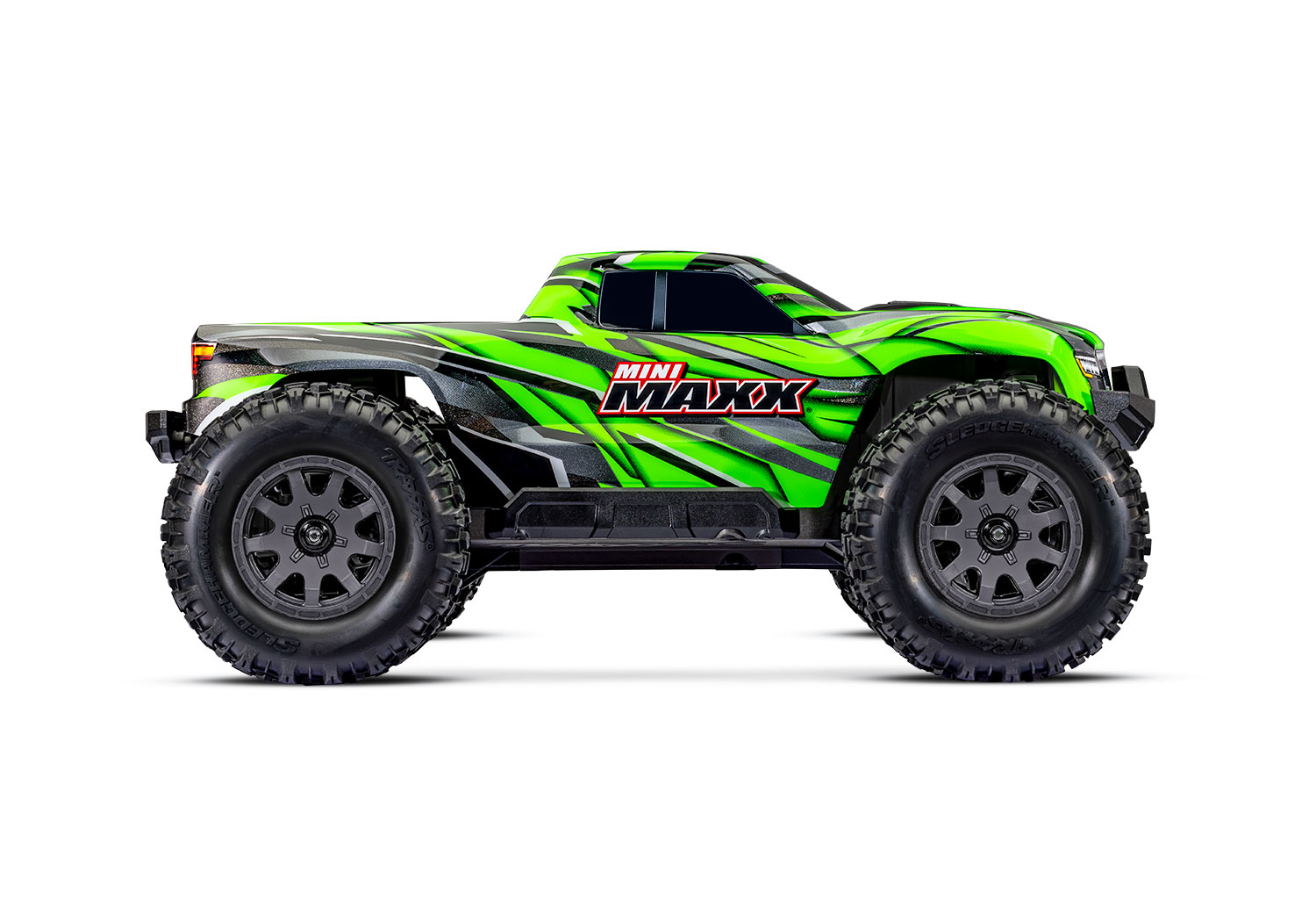 traxxas-107154-3-GRN-Mini-MAXX-BL-2S-Monstertruck-1-zu-16-Brushless-Seitenansicht