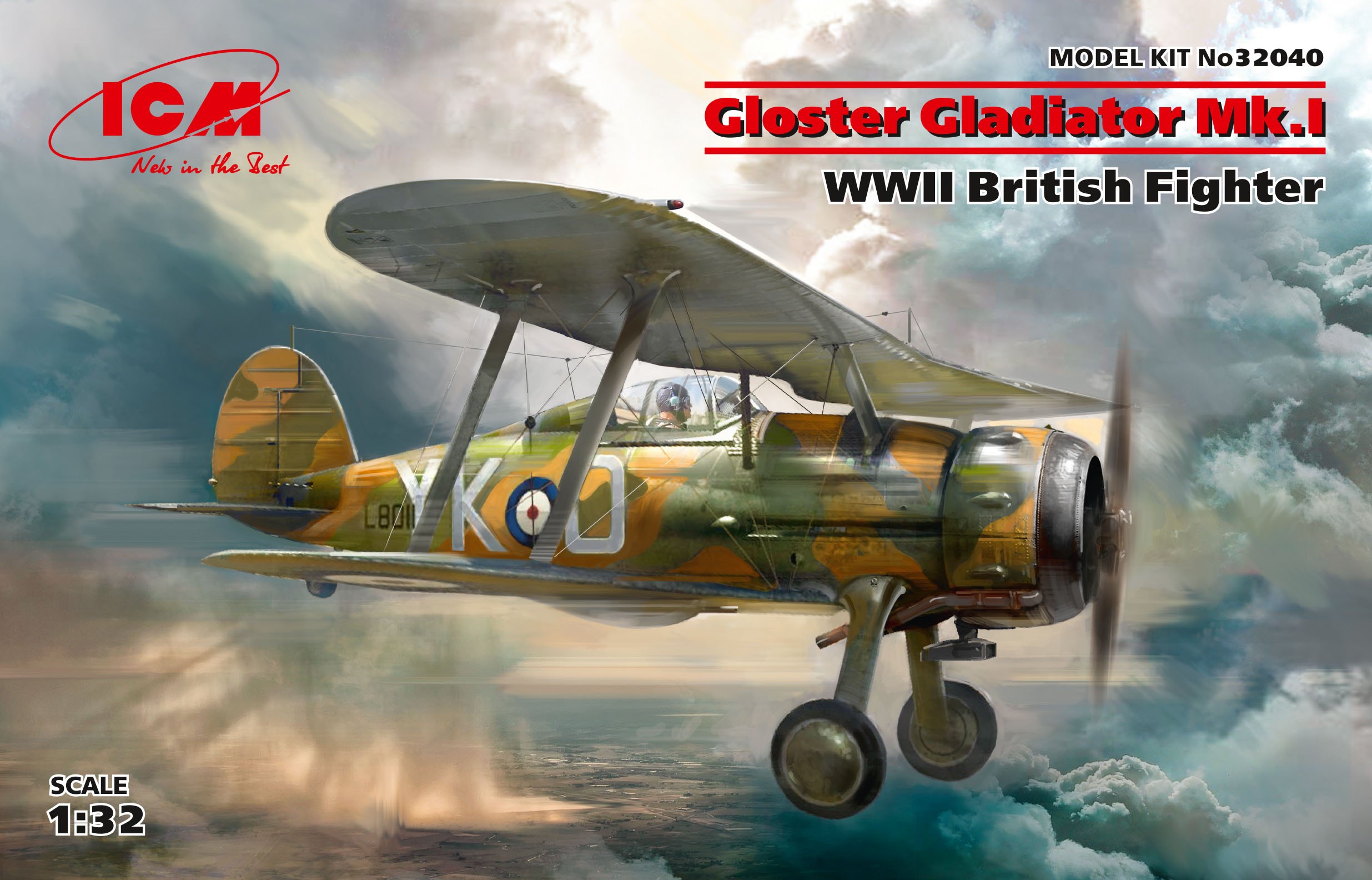 icm-32040-Gloster-Gladiator-MkI-WWII-British-Fighter