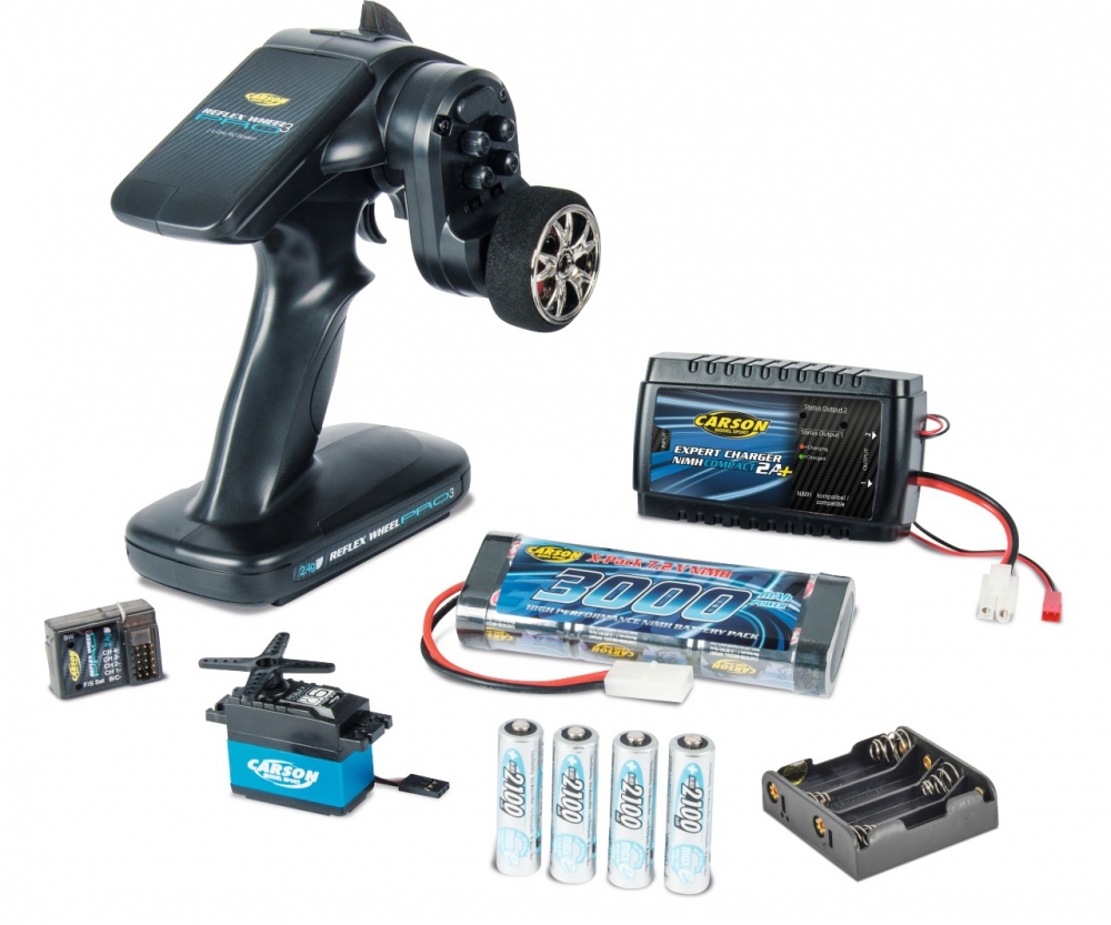 carson-500500091-Reflex-Wheel-Pro-3-Electric-Set-Fernsteueranlage carson-500500091-Reflex-Wheel-Pro-3-Electric-Set-Fernsteueranlage