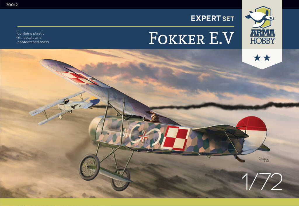 arma-hobby-70012-1-Fokker-E-V-expert-set-polnische-Luftwaffe-1920er-Jahre