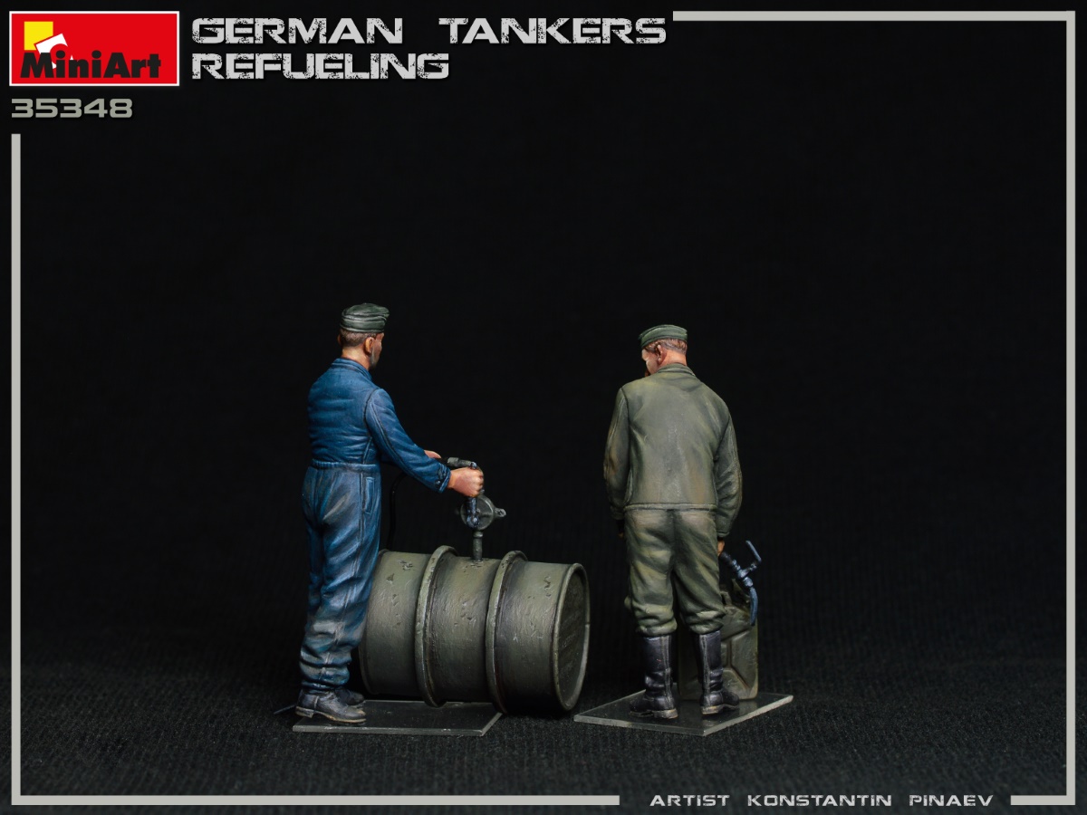 miniart-35348-3-Panzerbetankung-Handtankstelle-1930er-1940er-Jahre