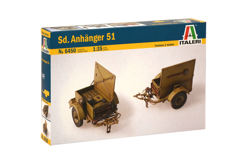 italeri-6450-Sd-Anhänger-51-Wehrmachtsanhänger