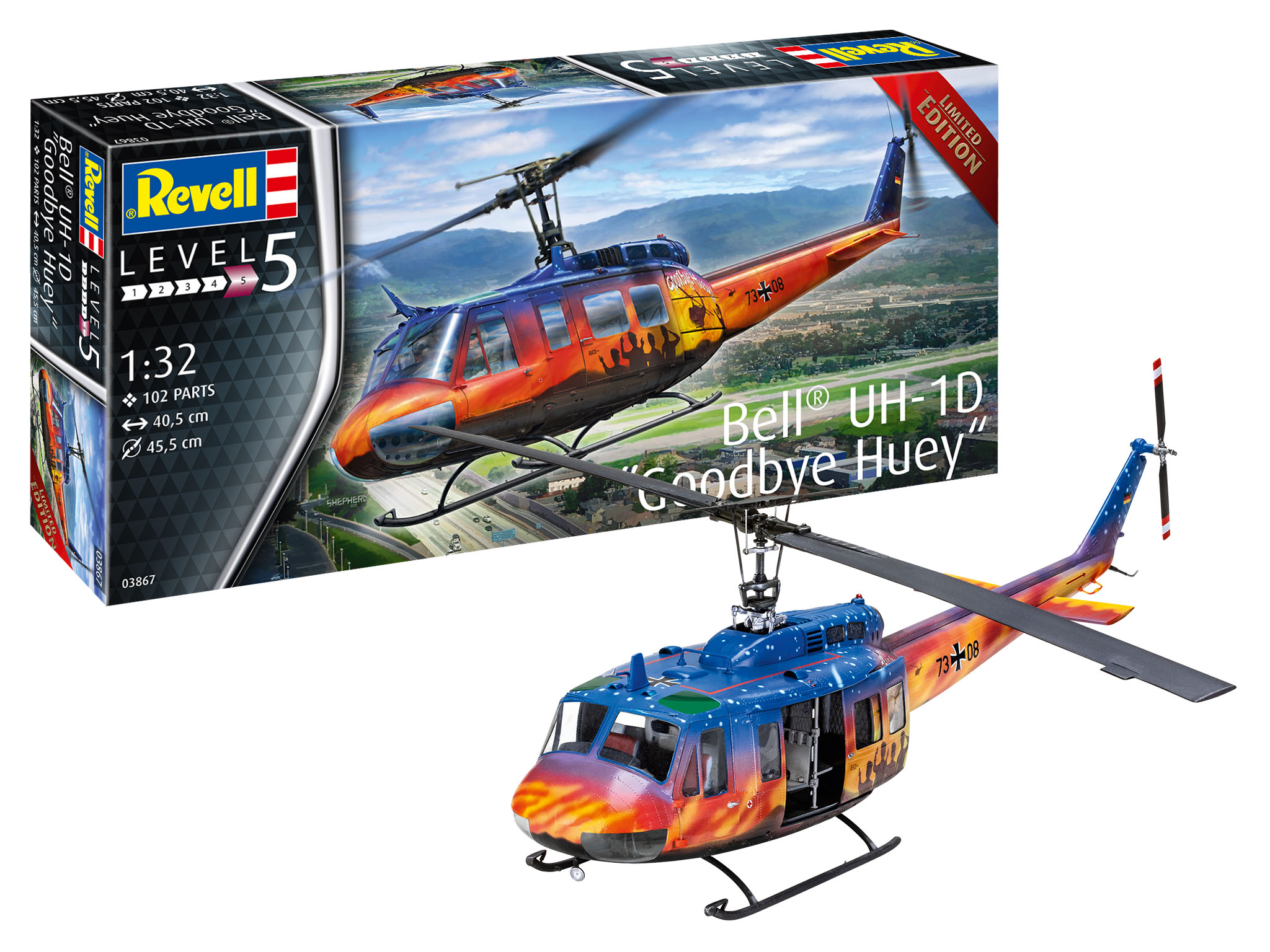 revell-03867-Bell-UH-1D-Goodbye-Huey-Teppichklopfer-Heer-Bundeswehr-Sonderlackierung