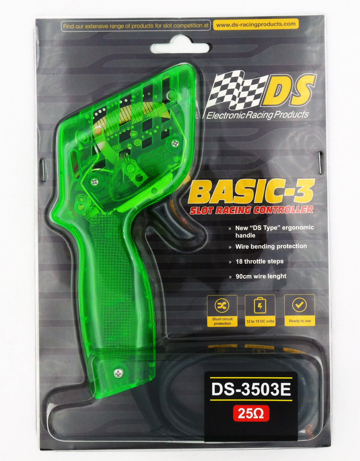 ds-electronic-racing-products-BASIC-3-Handregler-25-Ohm-DS-3503E-grün-Slot-Racing-Controller-analog-Griffschalen