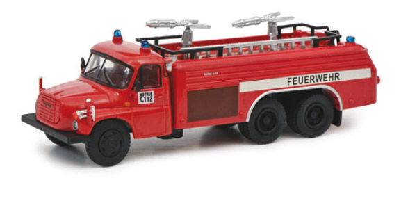 schuco-452663200-Tatra-T148-Feuerwehr-Löschwagen