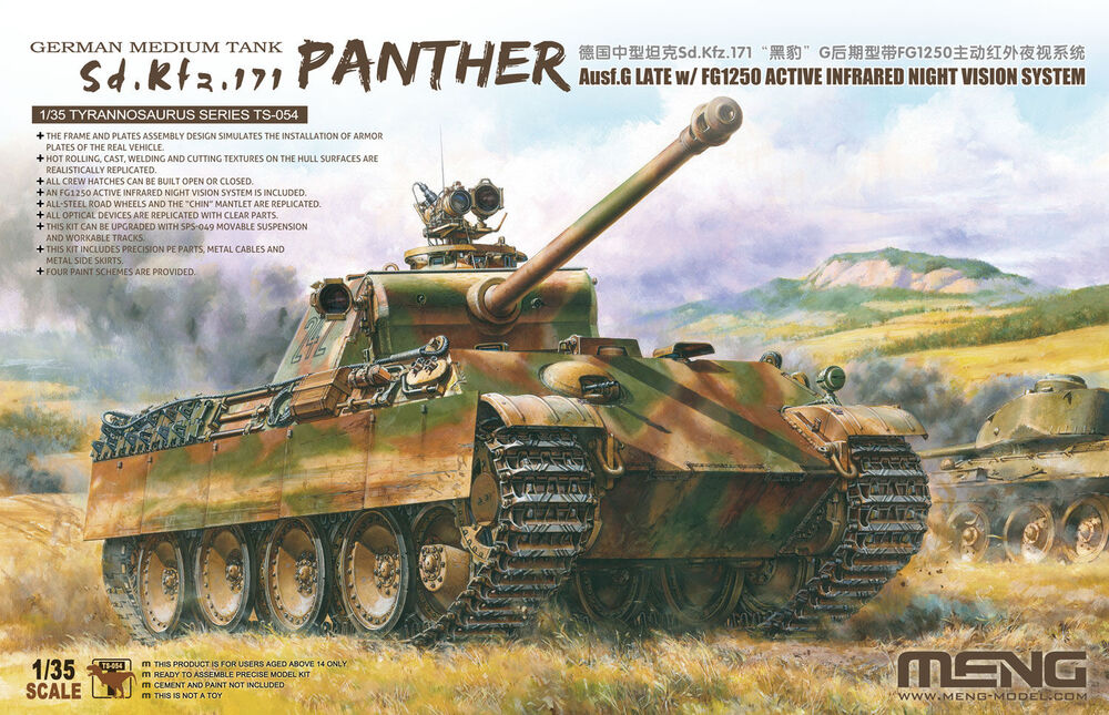meng-TS-054-Sd-Kfz-171-Panther-mit-SD1250-Aktiv-Infrarot-Nachtsichtgerät
