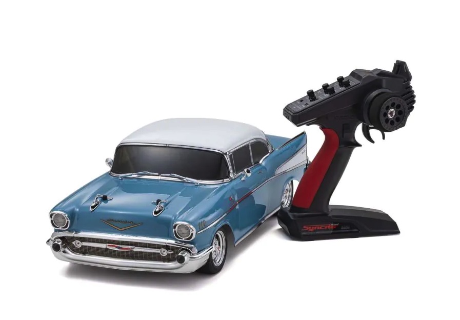 kyosho-34433T1-2-1957-Chevy-Bel-Air-Coupe-Tropical-Turquoise-Set