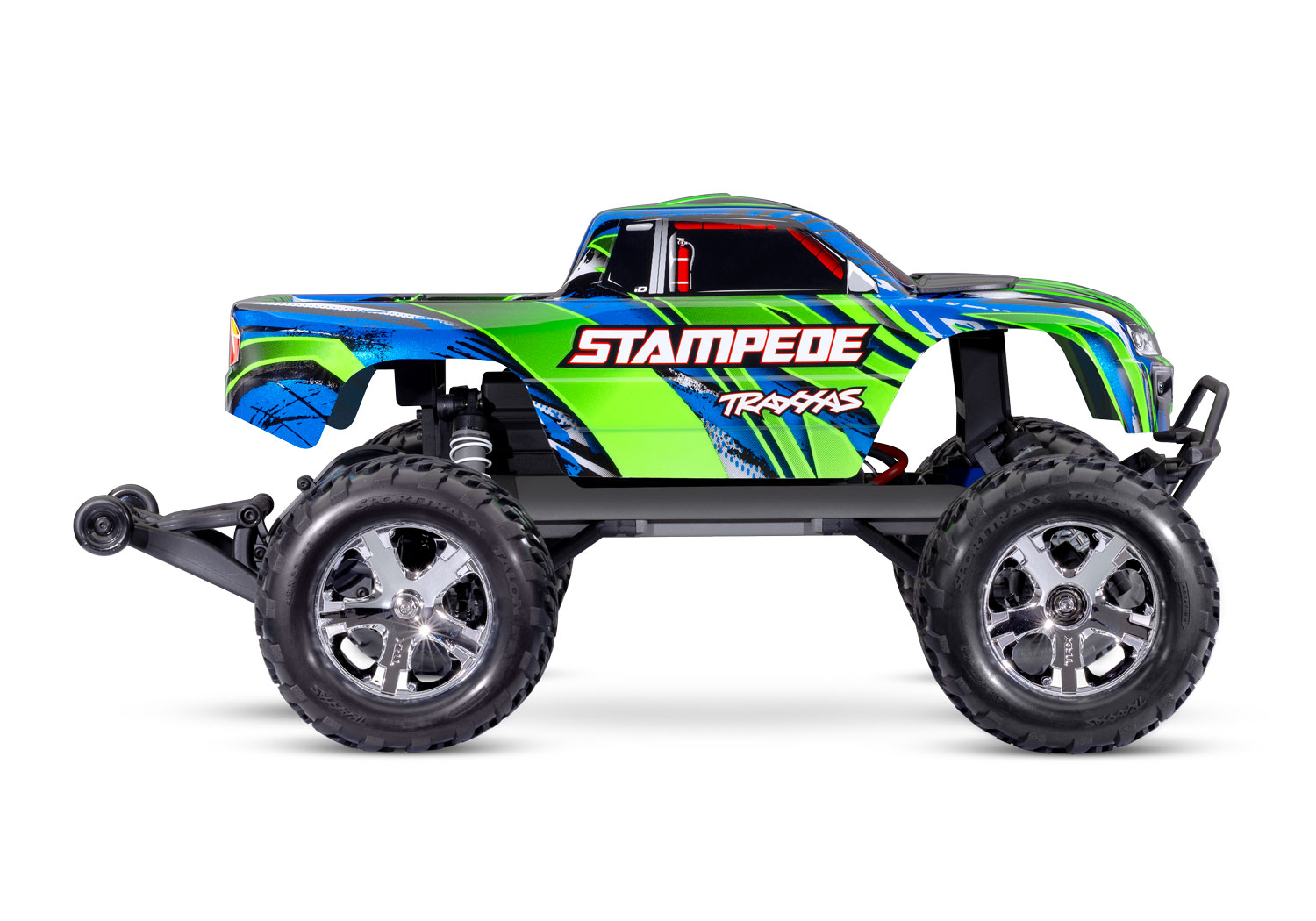 traxxas-36254-8-GRN-2-Stampede-ferngesteuerter-Pickup-Truck-komplett-Wheelie-Bar