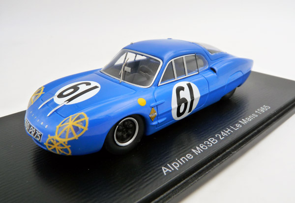 spark-S5685-1-Alpine-M63B-24h-Le-Mans-1965-Aerodynamik-Langheck-Coupé-Bouharde-Monneret