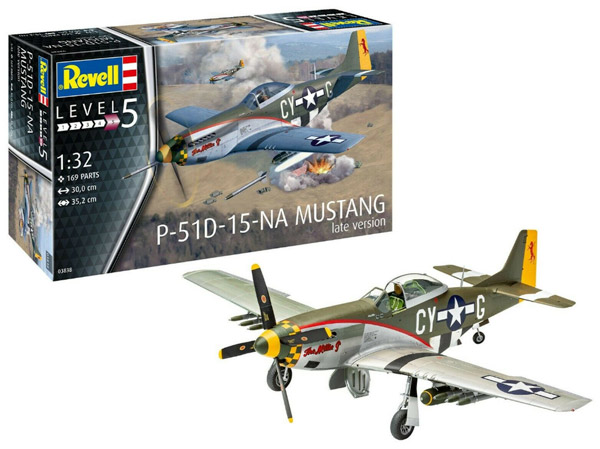 revell-03838-North-American-P51-15-NA-Mustang-late-version-The-Millie-P