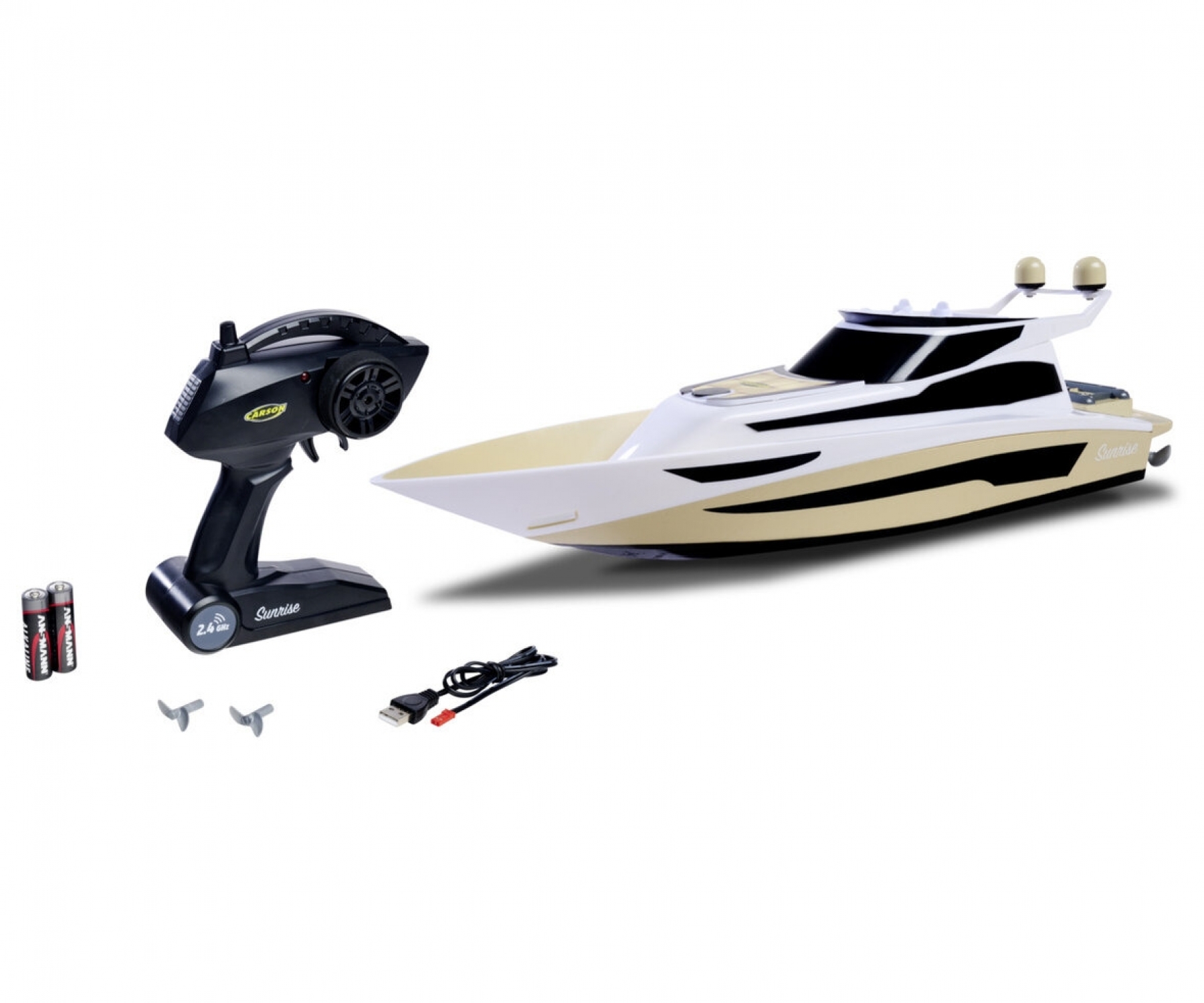 carson-500108059-Hurikan-Yacht-ferngesteuertes-Boot-für-Kinder-Einstieg-Spielschiff